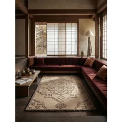 Wollteppich Kurzflor Natur 160 x 230 cm - TINGIR   Kadima Design