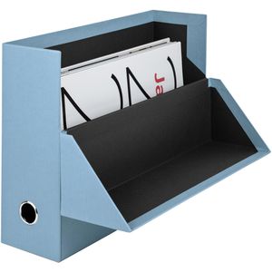 Rössler-Papier Archivbox S.O.H.O. 1319452153, A4+, 95mm Füllhöhe, denim, für Akten