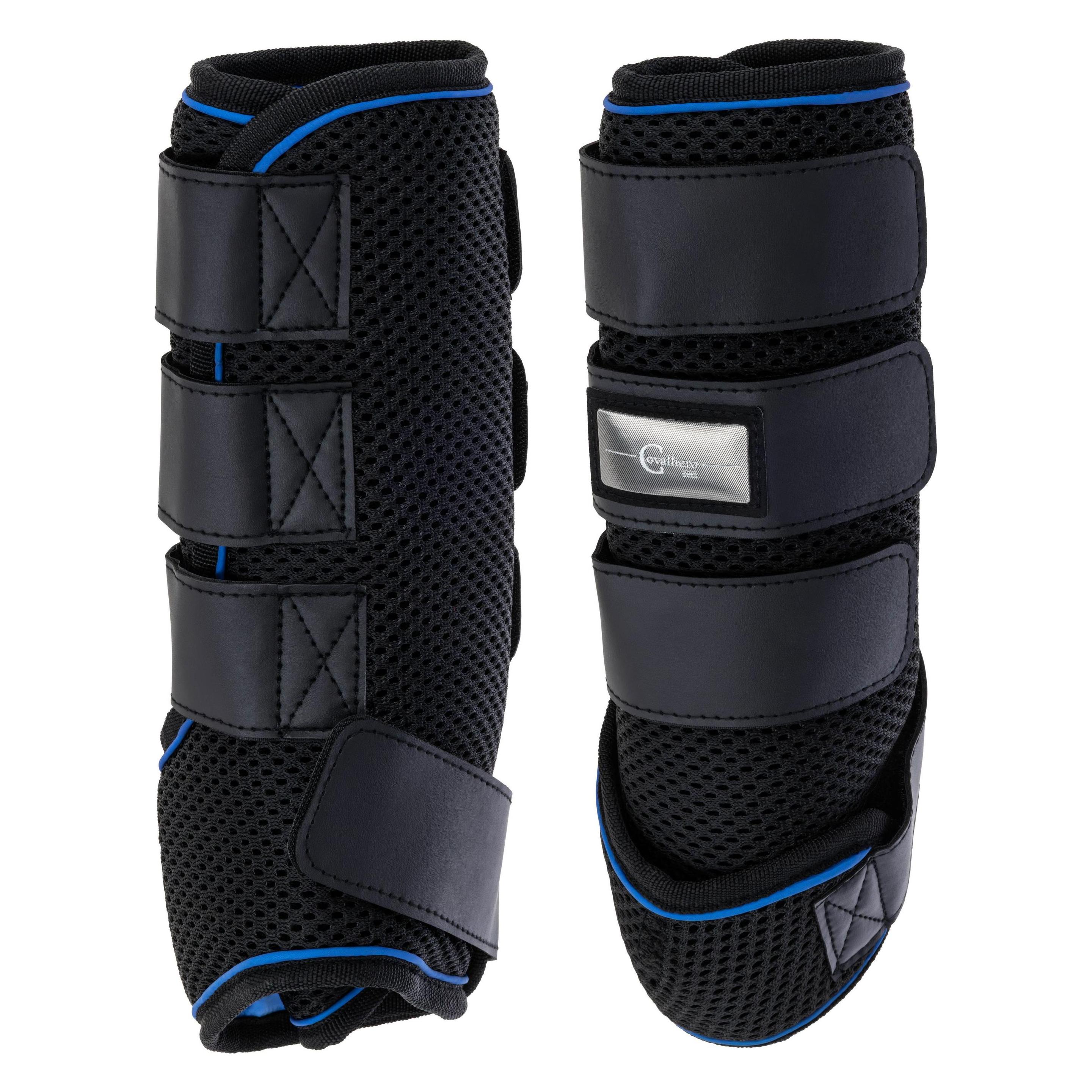 Kerbl Covalliero, Wasserkühlgamasche CovallieroCool, Verschiedene Grössen, schwarz/blau, Gamaschen P (3) (67472500)