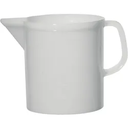Messbecher Kunststoff, weiß, 1/4 Liter Skala, Inhalt: 3,00 Liter
