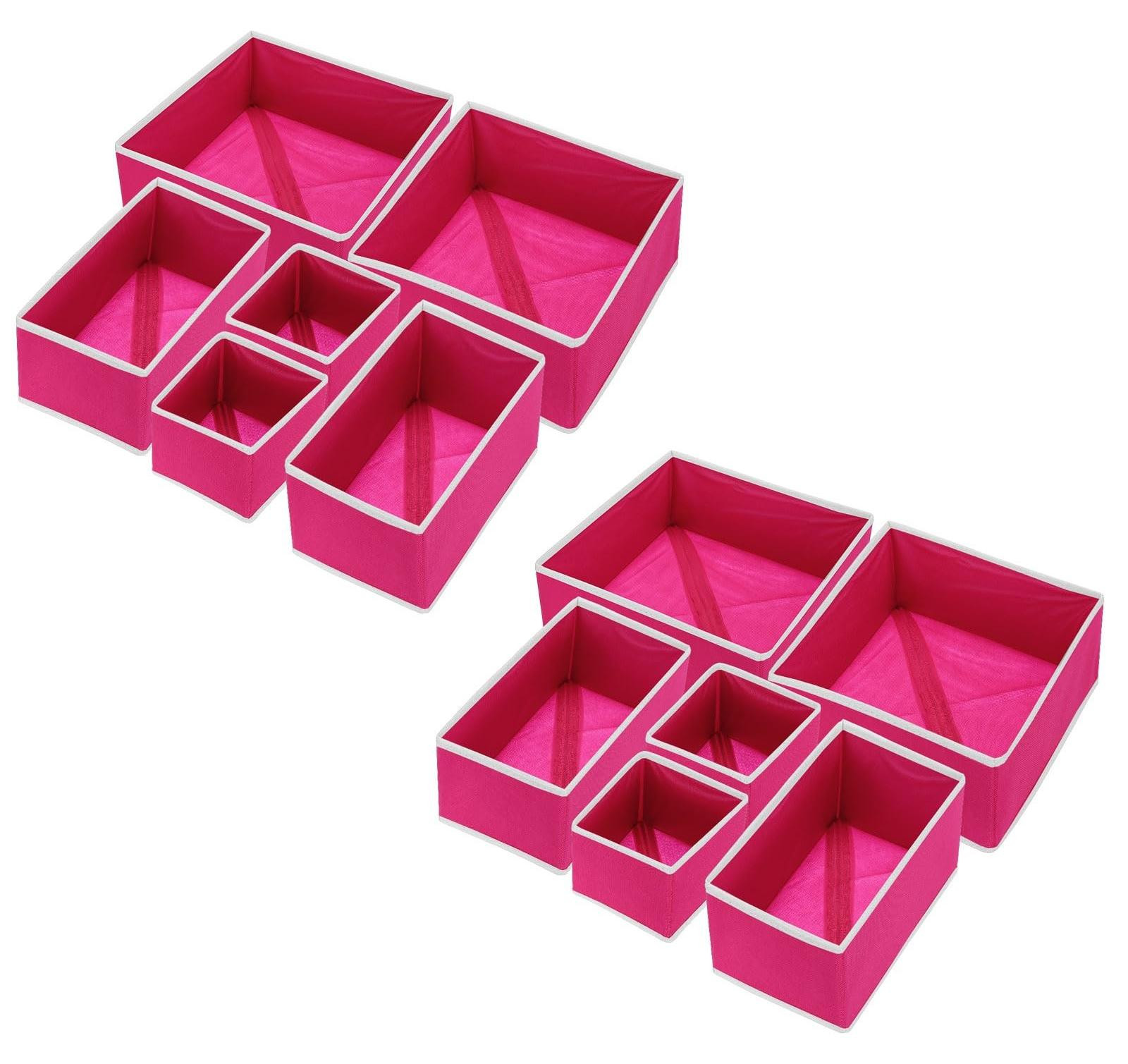 Merkloze opvouwbare opbergdoos voor kleding met 12 vakken en dividers