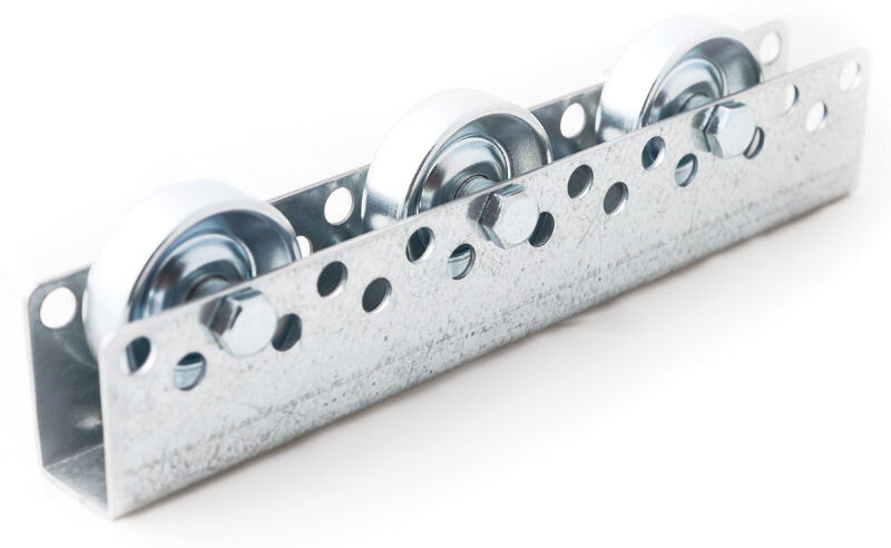 B2B Partner Universal-Rollenschiene, Tragfähigkeit 20 kg, Teilung 50 mm
