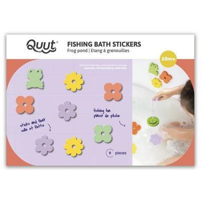 Quut Fishing bath stickers Frog Pond