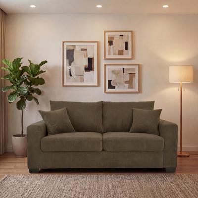 Loedds 69-Inch 2-Seat Upholstered Sofa with Pillows
