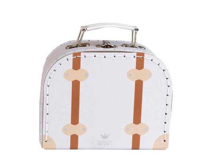 BamBam Travel suitcase Vintage white small