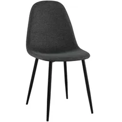 CLP Esszimmerstuhl Napier Stoff   Farbe: schwarz, Material: Stoff