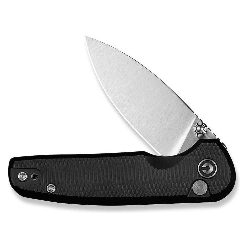 Civivi Mini Shakan NitroV Messer aus schwarzem Aluminium (C20052F-1)
