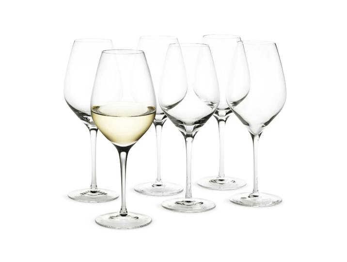 Holmegaard Verre à vin blanc Cabernet 36 cl, lot de 6 Transparent