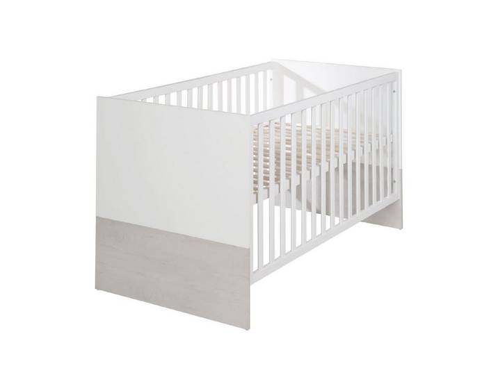 roba® Babybett Babybett roba JULIA BHT 78x80x142 cm weiß Kinderbett Sprossenbett