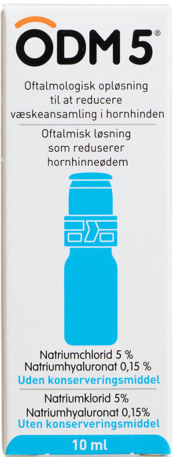 ODM 5 Øjendråber Medicinsk udstyr 10 ml