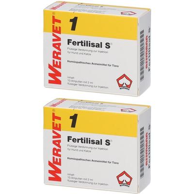 Fertilisal S1 Amp.f.Hunde/Katzen/Heim-u.Zootiere 2x 2x10x2 ml Ampullen