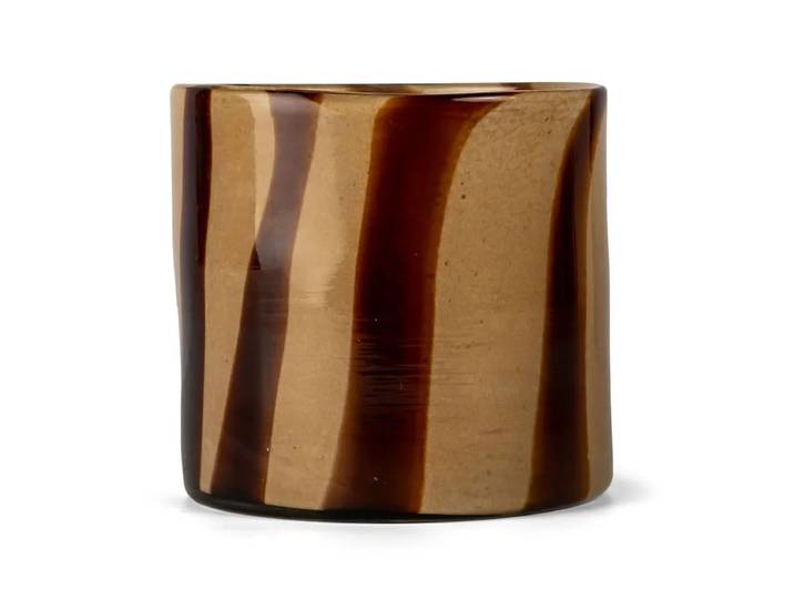 Byon Photophore-Vase Calore M Ø15cm Brown-beige