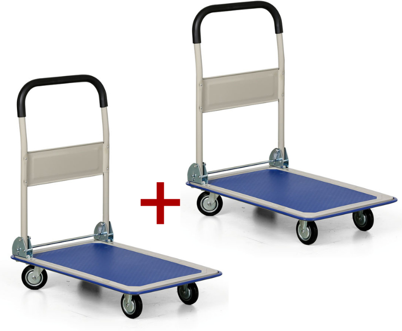 B2B Partner Plattformwagen, klappbar, 1+1 GRATIS, 150 kg