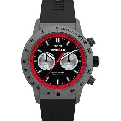 Chronograph TIMEX "ADRENALINE", schwarz, Armbanduhren, Herren, Chronograph, Quarzuhr, Armbanduhr, Herrenuhr,Silikonarmband,Stoppfunktion