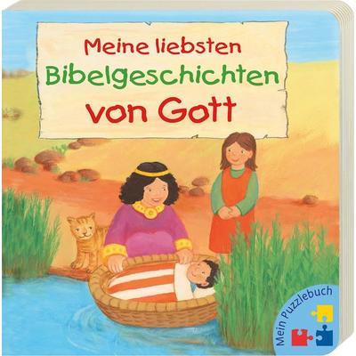 Mein Puzzlebuch: Meine liebsten Bibelgeschichten von Gott, Gebundene Ausgabe von Reinhard Abeln, Deutsche Bibelgesellschaft, 978-3-438-04528-7