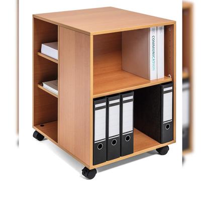 Durable Tisch fahrbar Buche 737x528x59 6 Böden Multifunktionstisch