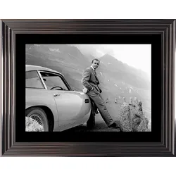 Bild James Bond S.Connery 60 x 80 black