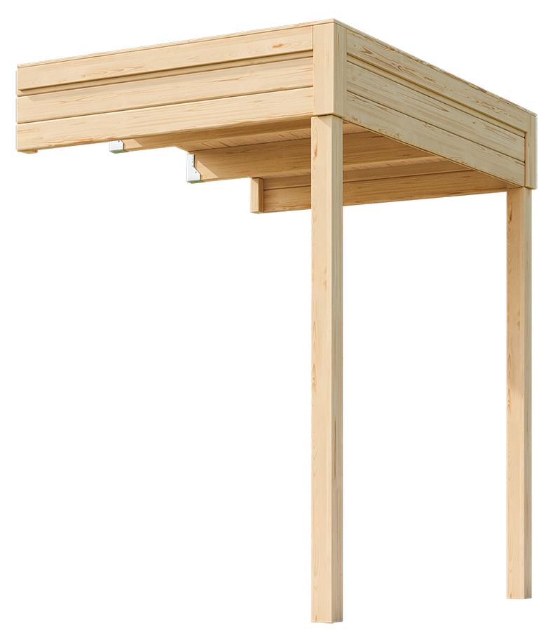 Dachanbau Gartenhaus Outdoor Life Felix 1,5/Fynn 1,5 150 x 200 cm natur