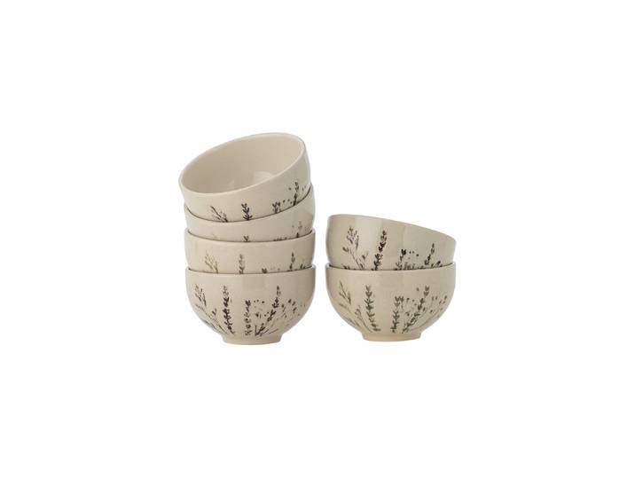 Bloomingville Schaal Bea Set van 6 stuks - Naturel