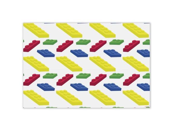 Tapis de vinyle MUBUSI Lego 140x210 cm Multicolore - Déco Maison
