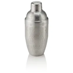 WAS Germany 3x Shaker Tattoo Nocturn, 0,5 ltr., Ø 8,5 cm, silber, Chromnickelstahl 18/10