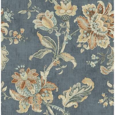Seabrook Designs Britannia Antique Jacobean Unpasted Wallpaper