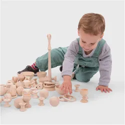 TickiT Medium Holzringe 56mm