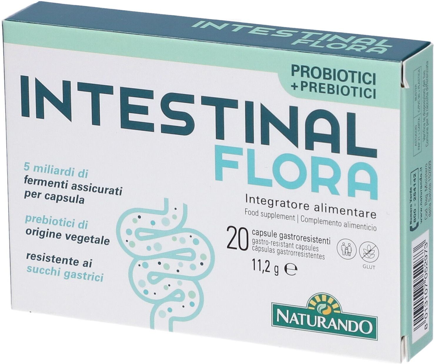 NATURANDO Srl Intestinal Flora, 20 Capsule