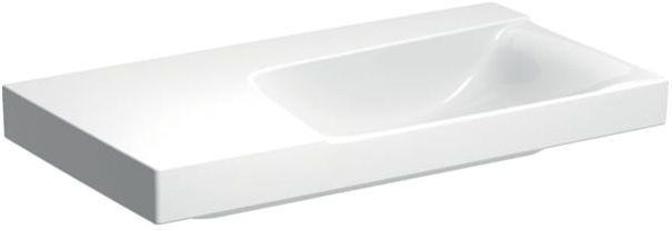 Geberit Xeno² Waschtisch 500536011 90x48cm, weiß KeraTect, Ablage links,ohne Hahnloch