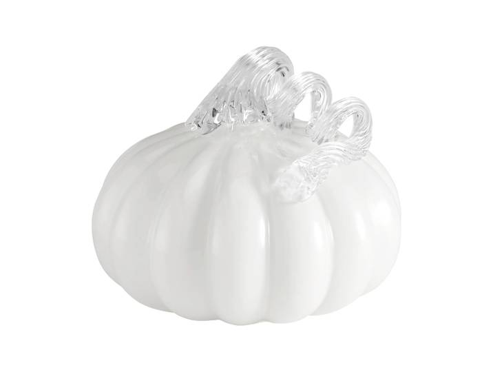 Cooee Design Décoration Pumpkin 10 cm Blanc