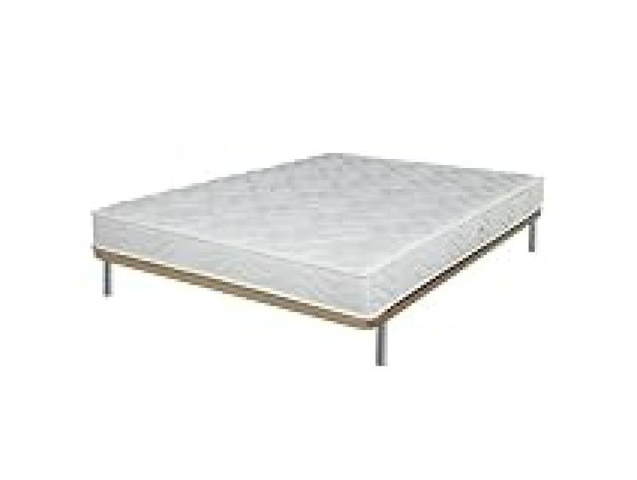 EBAC Literie Matelas et sommier 140x190 Mousse - Morgan - Soutien Ferme - Fabriqué en France