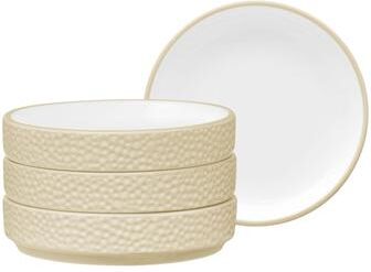 "Noritake Colortex Stone Set of 4 Stax Mini Plates, 3-3/4"""