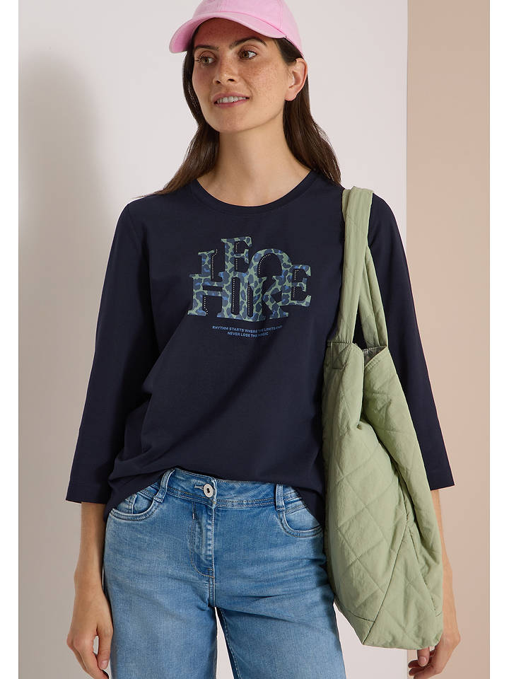 Cecil Longsleeve in Dunkelblau - L