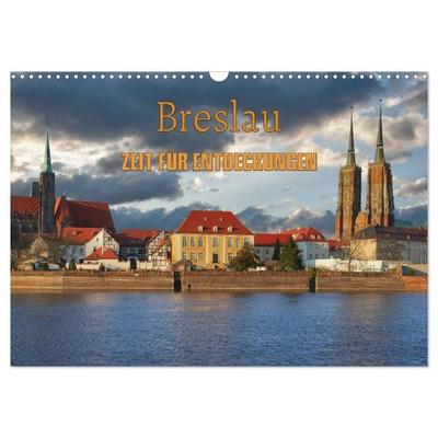 Breslau – Zeit für Entdeckungen (Wandkalender 2026 DIN A3 quer), CALVENDO Monatskalender