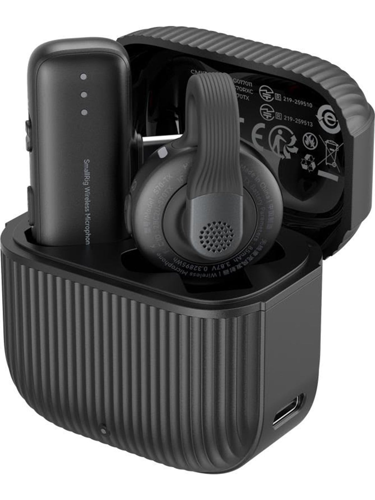 SmallRig 6546 S70-C1 Wireless Microphone with USB-C Adapter for Phones - Black