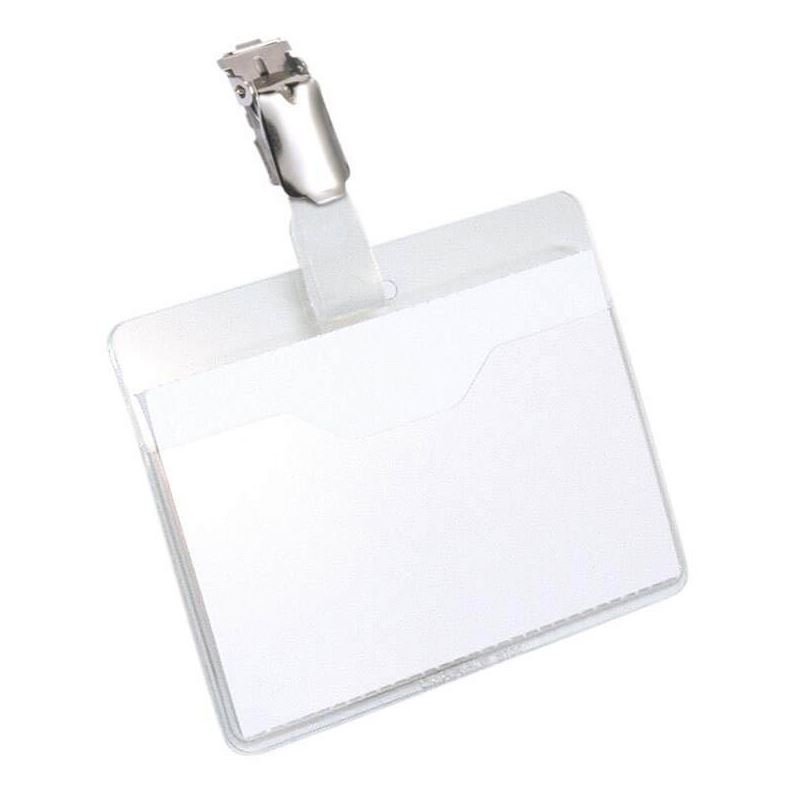 DURABLE 5 Namensschilder mit Clip 9,0 x 6,0 cm (861219)