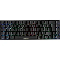 Deltaco Gaming DK440R (DE, Kabelgebunden, Kabellos), Tastatur, Schwarz