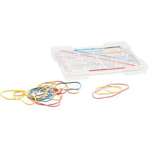 Wissner Lernspielzeug 81600, Geometriebrett 15cm, ab 6 Jahre, Geometrie lernen