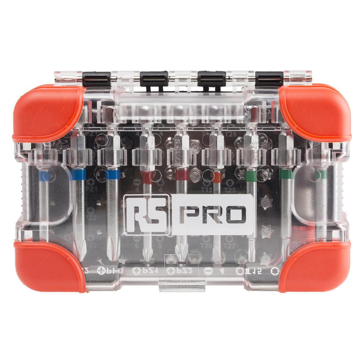 RS PRO 71pcs bit set (Innensechskant, Innensechsrund, Vierkant) (1447954)