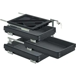 Hettich, Schreibtisch Accessoire, Teilauszug-Set
