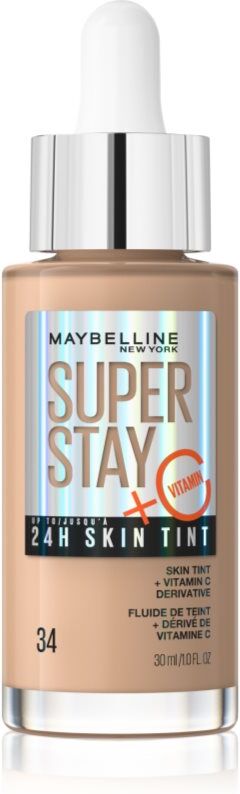 MAYBELLINE NEW YORK SuperStay Vitamin C Skin Tint serum to even out skin tone shade 34 30 ml