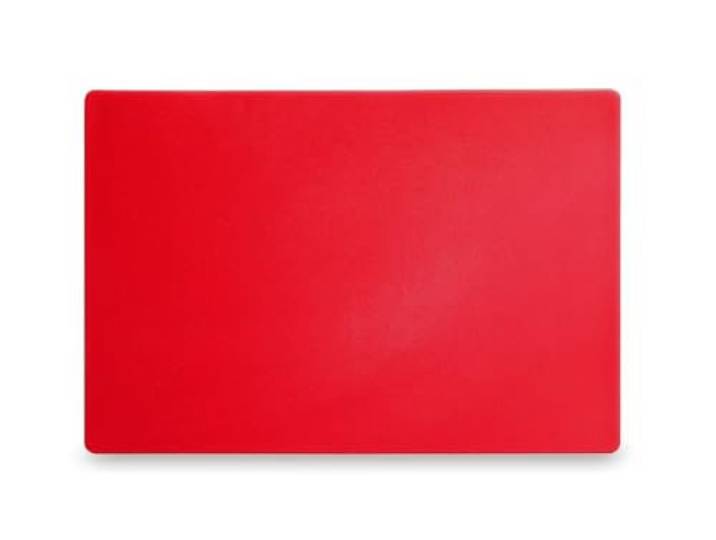 HENDI Snijplank, HACCP, 450x300x(H)13mm, HPDE, rood