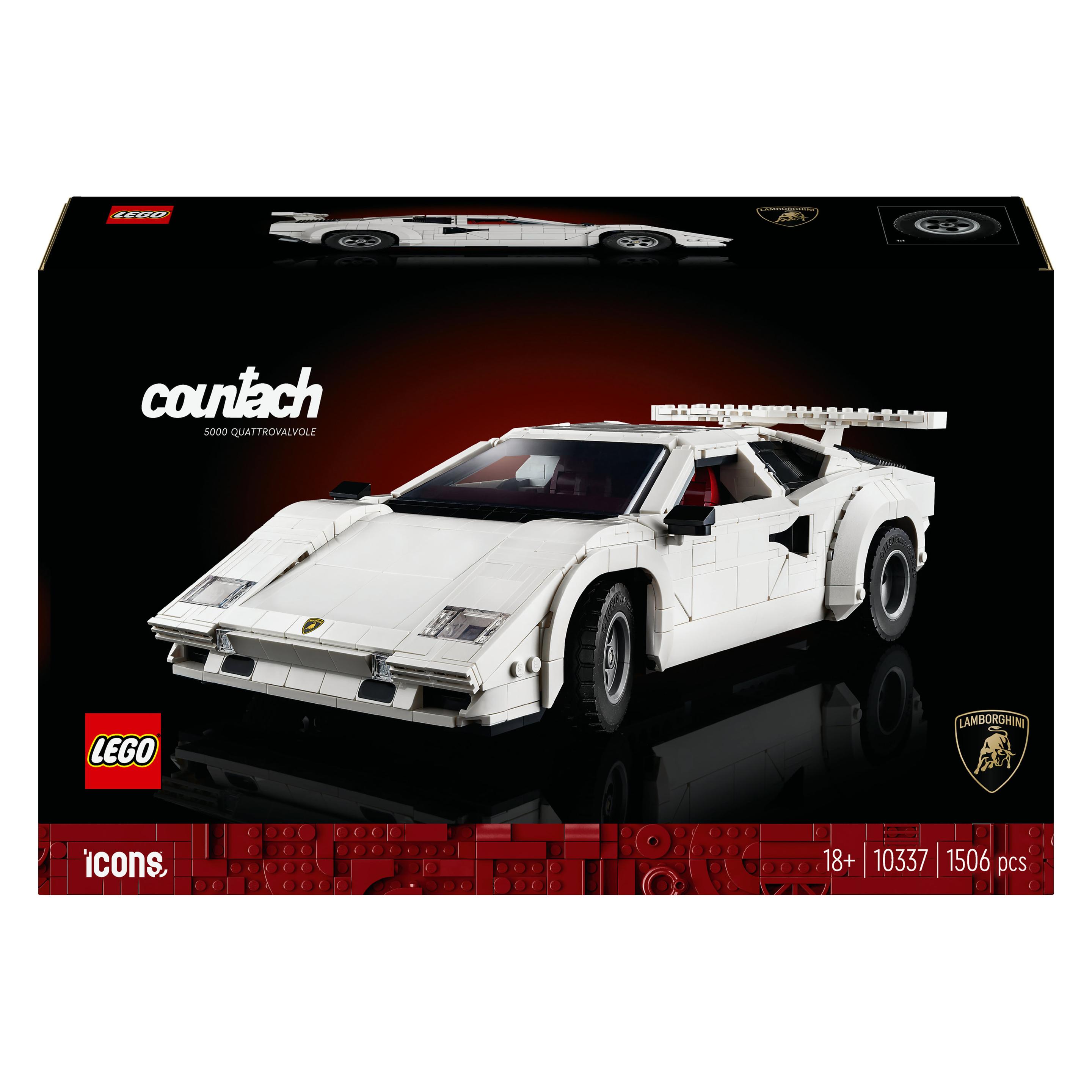LEGO Lamborghini Countach 5000 Quattrovalvole (10337, LEGO Icons, LEGO Seltene Sets) (10337)