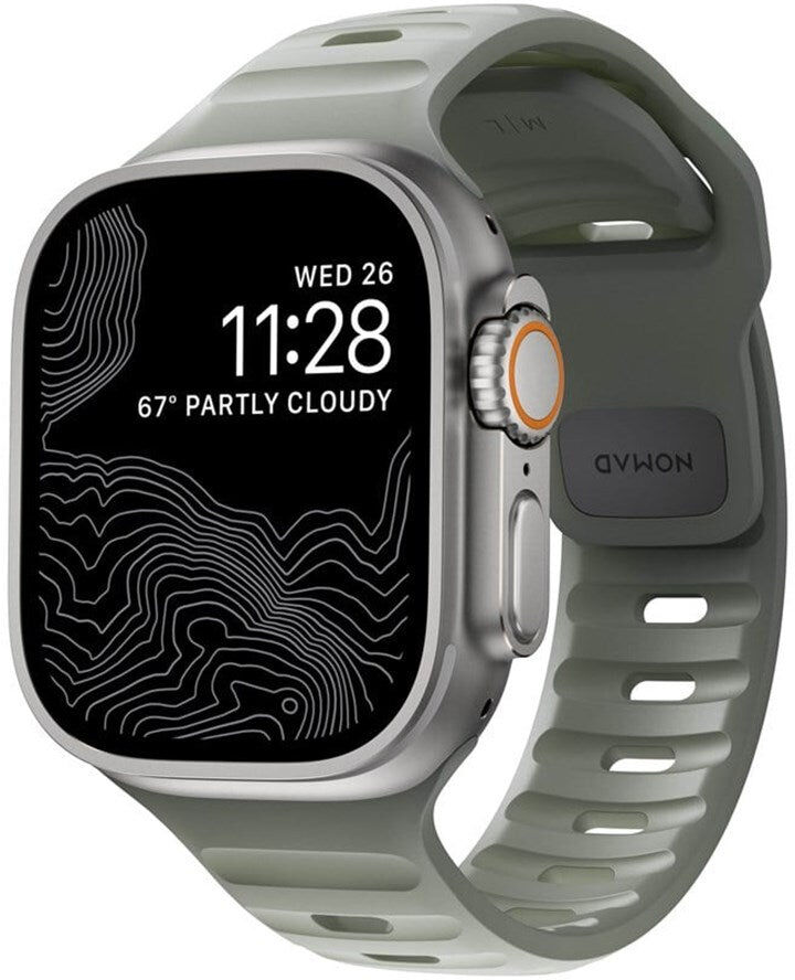 Nomad Apple Watch (42/44/SE/45/46/49mm) Sport Band Rem - Coastal Rock