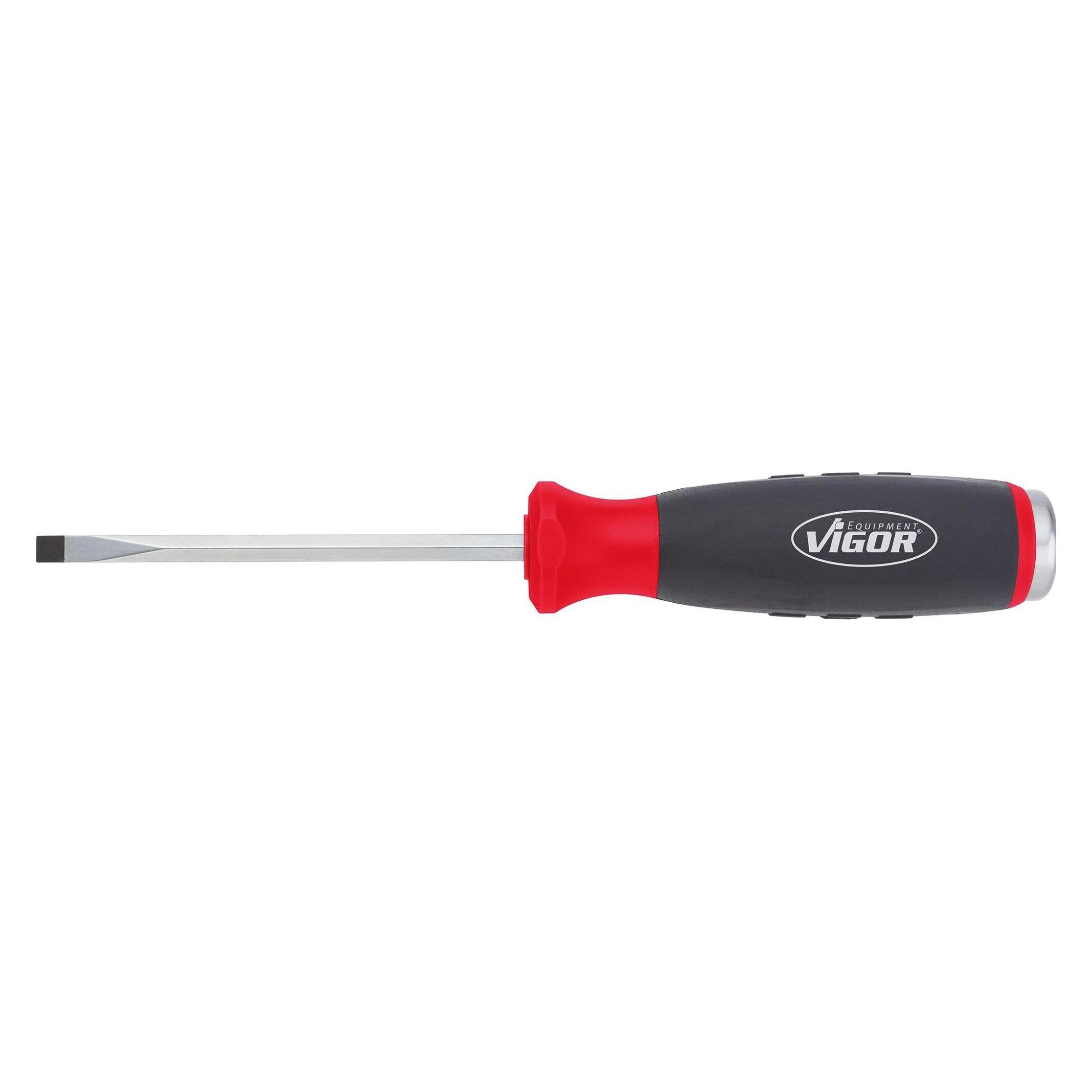 Vigor Schlitz-Schraubendreher mit Schlagkappe V3600 Schlitz Profil 1.2 x 6.5 mm (Schlitz) (V3600)