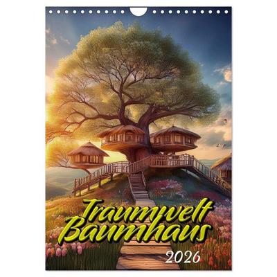 Traumwelt Baumhaus (Wandkalender 2026 DIN A4 hoch), CALVENDO Monatskalender