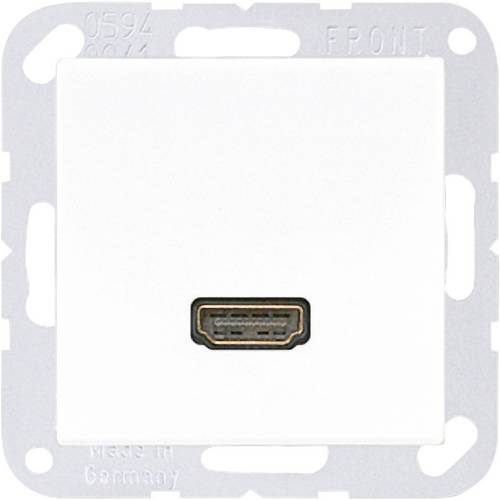 Jung Einsatz HDMI AS 500, A 500, A creation, A plus Alpinweiß MAA1112WW