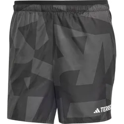 adidas LIGHT SH AOP Laufshorts Herren | Gr. L | schwarz - schwarz