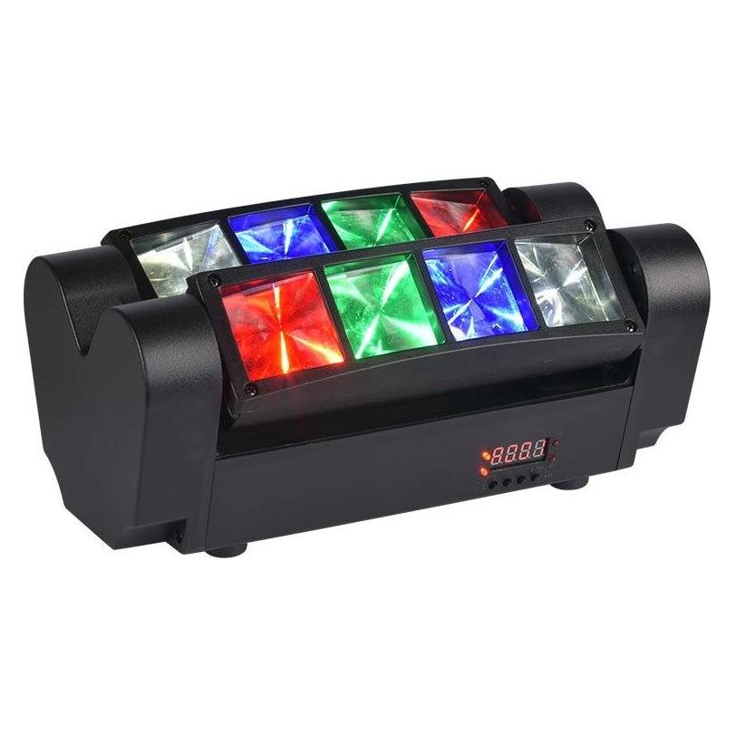 Light4Me SPIDER MKII TURBO - Efekt LED 8x3W RGBW (3 W, LED) (5908249805675)