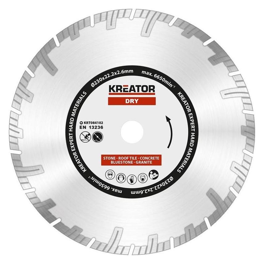Kreator KRT084102 Diamantschijven set 230MM universeel (36966703)